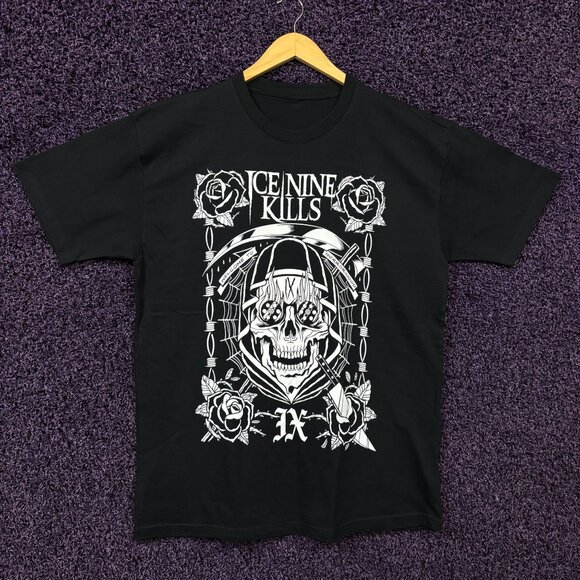 Ice Nine Kills IX Welcome to Horrorwood Metalcore T-Shirt L - Picture 1 of 4